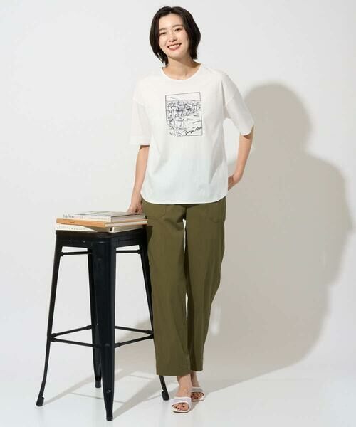 GEORGES RECH / ジョルジュ・レッシュ カットソー | [接触冷感]ドライコットン刺繍カットソー | 詳細2