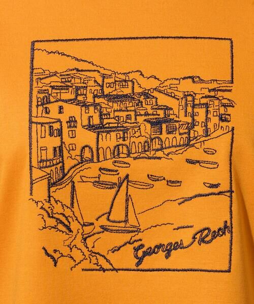 GEORGES RECH / ジョルジュ・レッシュ カットソー | [接触冷感]ドライコットン刺繍カットソー | 詳細20
