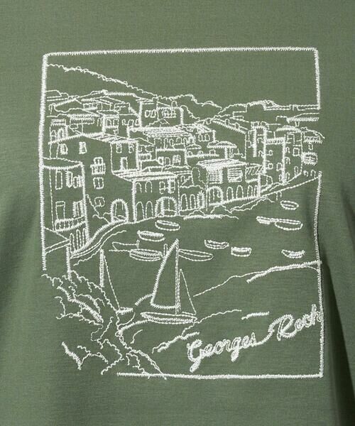 GEORGES RECH / ジョルジュ・レッシュ カットソー | [接触冷感]ドライコットン刺繍カットソー | 詳細21