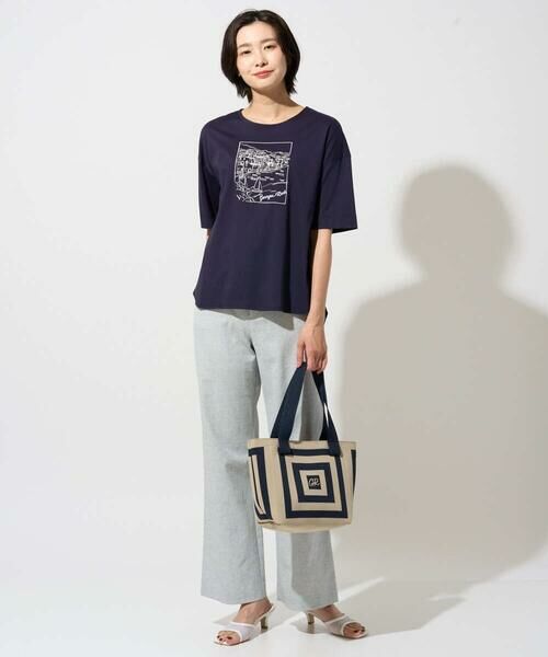 GEORGES RECH / ジョルジュ・レッシュ カットソー | [接触冷感]ドライコットン刺繍カットソー | 詳細5