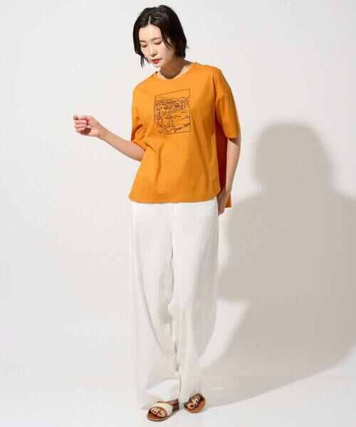 GEORGES RECH / ジョルジュ・レッシュ カットソー | [接触冷感]ドライコットン刺繍カットソー | 詳細7