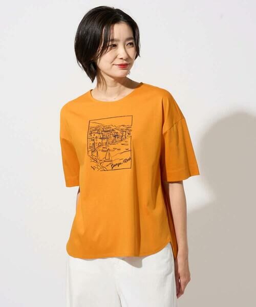 GEORGES RECH / ジョルジュ・レッシュ カットソー | [接触冷感]ドライコットン刺繍カットソー | 詳細9