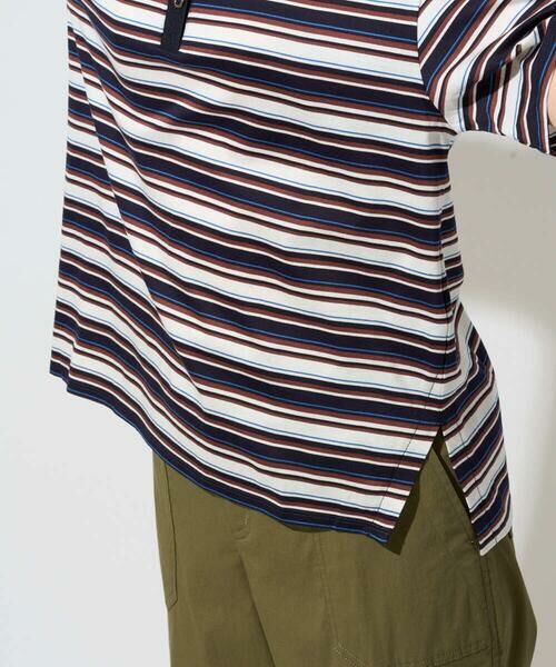 GEORGES RECH / ジョルジュ・レッシュ カットソー | マルチボーダーポロシャツ | 詳細12