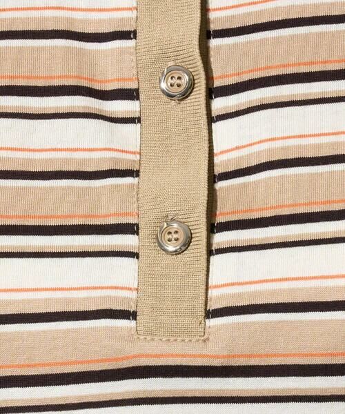 GEORGES RECH / ジョルジュ・レッシュ カットソー | マルチボーダーポロシャツ | 詳細14