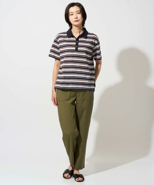 GEORGES RECH / ジョルジュ・レッシュ カットソー | マルチボーダーポロシャツ | 詳細2