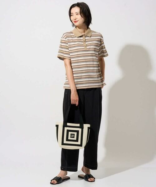 GEORGES RECH / ジョルジュ・レッシュ カットソー | マルチボーダーポロシャツ | 詳細3