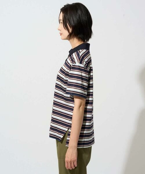 GEORGES RECH / ジョルジュ・レッシュ カットソー | マルチボーダーポロシャツ | 詳細8