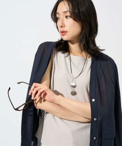 GEORGES RECH / ジョルジュ・レッシュ カットソー | [日本製]2WAYリブタンクトップ