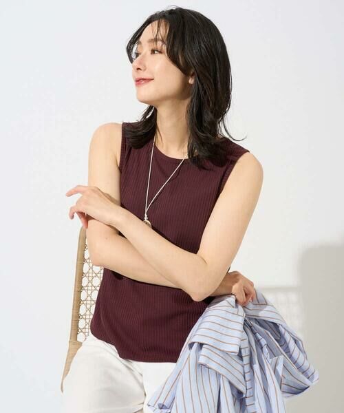 GEORGES RECH / ジョルジュ・レッシュ カットソー | [日本製]2WAYリブタンクトップ | 詳細12