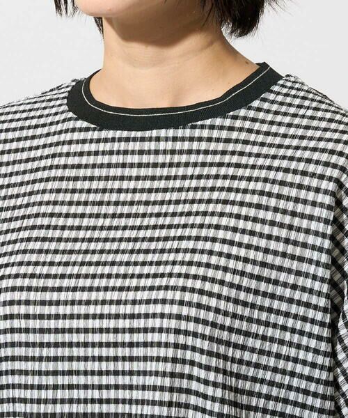 GEORGES RECH / ジョルジュ・レッシュ カットソー | ギンガムチェックジャージーカットソー | 詳細12