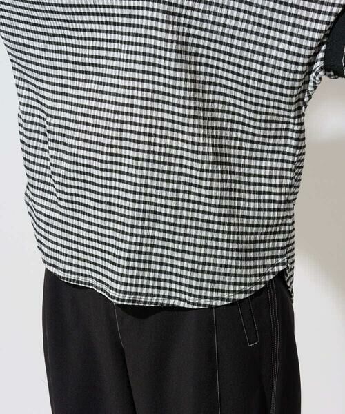 GEORGES RECH / ジョルジュ・レッシュ カットソー | ギンガムチェックジャージーカットソー | 詳細14