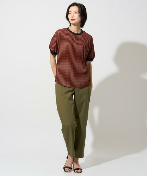 GEORGES RECH / ジョルジュ・レッシュ カットソー | ギンガムチェックジャージーカットソー | 詳細4