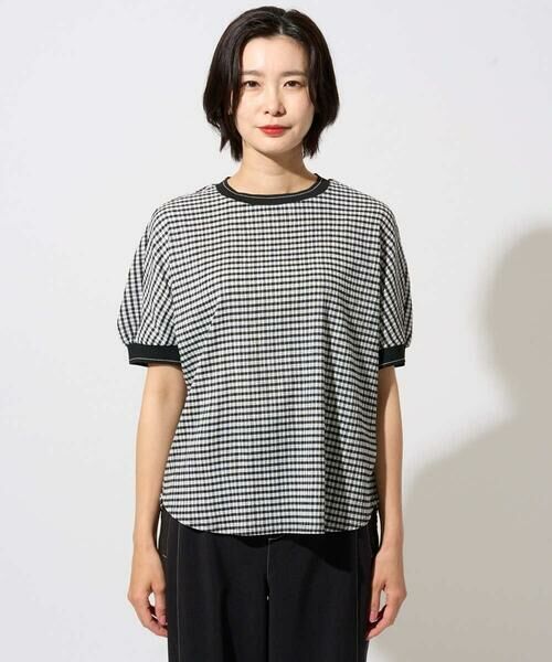 GEORGES RECH / ジョルジュ・レッシュ カットソー | ギンガムチェックジャージーカットソー | 詳細9