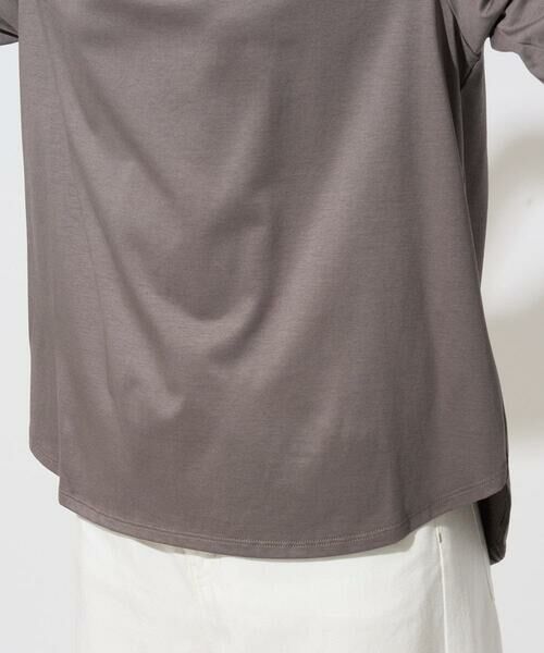 GEORGES RECH / ジョルジュ・レッシュ カットソー | タックフリルボトルネック5分袖カットソー | 詳細15