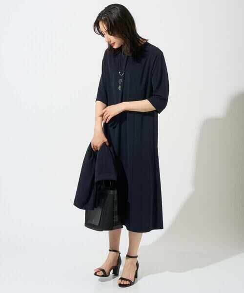 GEORGES RECH / ジョルジュ・レッシュ ロング・マキシ丈ワンピース | ドライタッチジャージーフレアワンピース | 詳細1