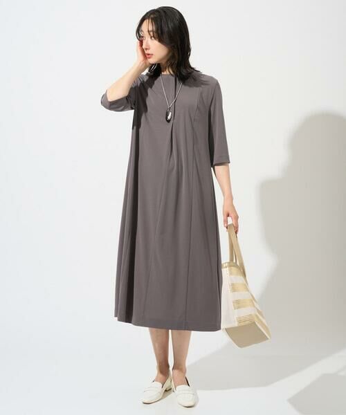 GEORGES RECH / ジョルジュ・レッシュ ロング・マキシ丈ワンピース | ドライタッチジャージーフレアワンピース | 詳細4