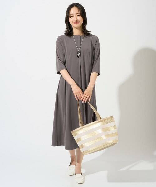 GEORGES RECH / ジョルジュ・レッシュ ロング・マキシ丈ワンピース | ドライタッチジャージーフレアワンピース | 詳細5