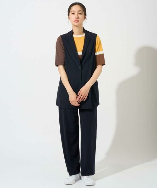 GEORGES RECH / ジョルジュ・レッシュ チノ・ワークパンツ | [セットアップ対応]ドライタッチジャージーワイドストレートパンツ | 詳細11