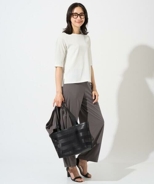 GEORGES RECH / ジョルジュ・レッシュ チノ・ワークパンツ | [セットアップ対応]ドライタッチジャージーワイドストレートパンツ | 詳細2