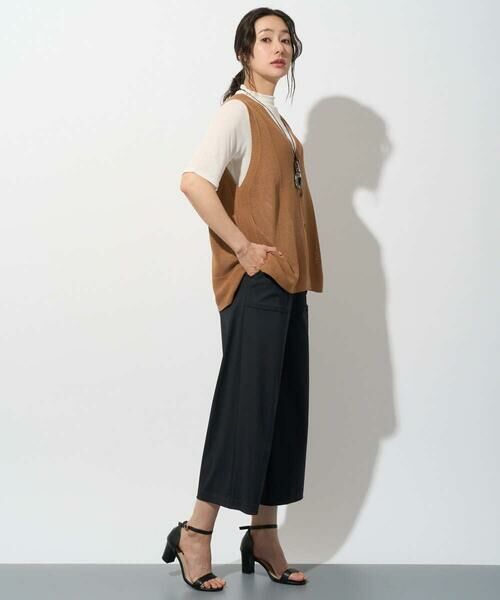 GEORGES RECH / ジョルジュ・レッシュ ベスト | [日本製]コットンレーヨンニットベスト | 詳細12