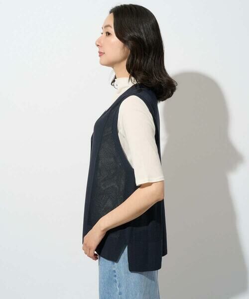 GEORGES RECH / ジョルジュ・レッシュ ベスト | [日本製]コットンレーヨンニットベスト | 詳細17