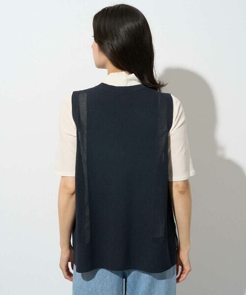 GEORGES RECH / ジョルジュ・レッシュ ベスト | [日本製]コットンレーヨンニットベスト | 詳細18