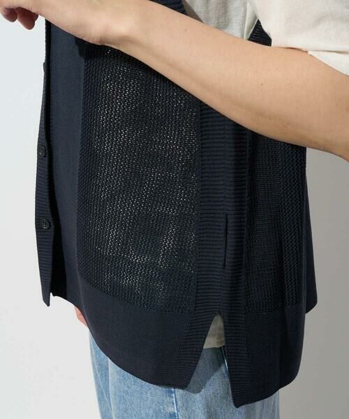 GEORGES RECH / ジョルジュ・レッシュ ベスト | [日本製]コットンレーヨンニットベスト | 詳細21