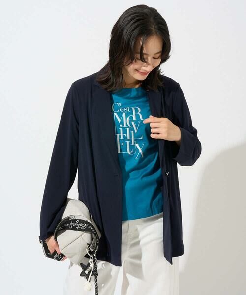 GEORGES RECH / ジョルジュ・レッシュ テーラードジャケット | [セットアップ対応]ドライタッチジャージーテーラードジャケット | 詳細13