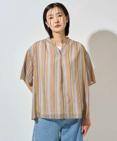 GEORGES RECH / ジョルジュ・レッシュ シャツ・ブラウス | マルチボーダースキッパーブラウス