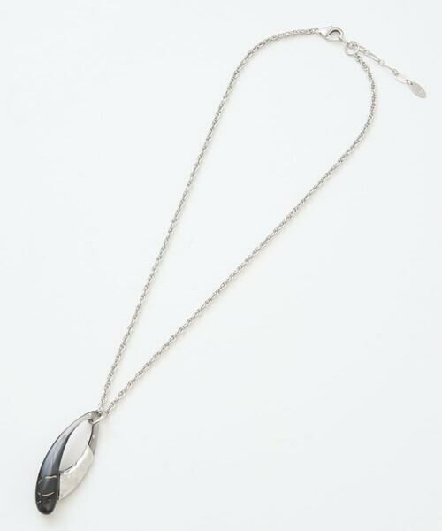 GEORGES RECH / ジョルジュ・レッシュ ネックレス・ペンダント・チョーカー | [日本製]ベッコウグラデーションクリアネックレス | 詳細1