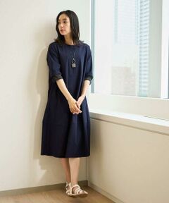 GEORGES RECH / ジョルジュ・レッシュ ロング・マキシ丈ワンピース | シアージャージーコクーンワンピース