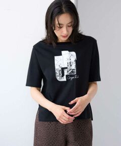 GEORGES RECH / ジョルジュ・レッシュ カットソー | [接触冷感]グラフィックプリントカットソー