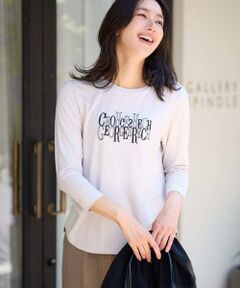 GEORGES RECH / ジョルジュ・レッシュ カットソー | ベアテン刺繍ロゴカットソー