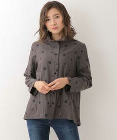 GIANNI LO GIUDICE / ジャンニ・ロ・ジュディチェ セットアップ | 【洗える】二重織ドットプリントジャケット