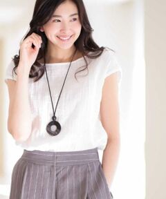 GIANNI LO GIUDICE / ジャンニ・ロ・ジュディチェ シャツ・ブラウス | 【洗える】コットンガーゼプルオーバーブラウス