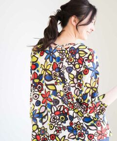 GIANNI LO GIUDICE / ジャンニ・ロ・ジュディチェ カットソー | 【洗える】ポップフラワープリントカットソー