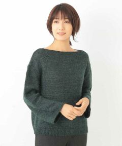 【Yamagata Knit】ボートネックニットプルオーバー