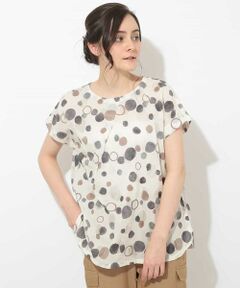 GIANNI LO GIUDICE / ジャンニ・ロ・ジュディチェ シャツ・ブラウス | ドットコットンブラウス