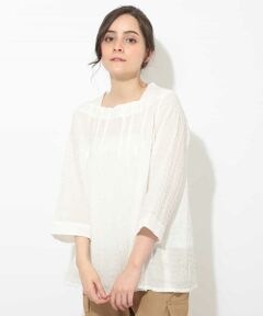 GIANNI LO GIUDICE / ジャンニ・ロ・ジュディチェ シャツ・ブラウス | ボーダーリップルブラウス