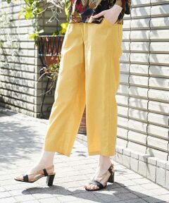 GIANNI LO GIUDICE / ジャンニ・ロ・ジュディチェ チノ・ワークパンツ | リネンミックスパンツ