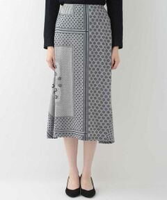 GIANNI LO GIUDICE / ジャンニ・ロ・ジュディチェ ロング・マキシ丈スカート | ミックスパターンミモレ丈スカート