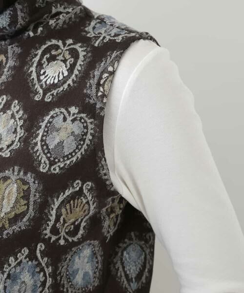 GIANNI LO GIUDICE / ジャンニ・ロ・ジュディチェ ニット・セーター | 【洗える・日本製】スリーブレスデザイントップ | 詳細6