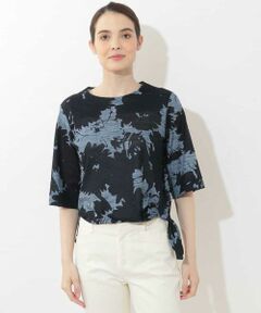 GIANNI LO GIUDICE / ジャンニ・ロ・ジュディチェ カットソー | 【洗える】ノットデザインリネンブラウス