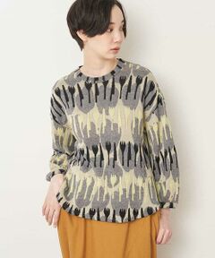 GIANNI LO GIUDICE / ジャンニ・ロ・ジュディチェ カットソー | フォークとナイフ柄ジャカードカットソー