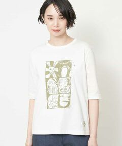 【洗える】アニマルグラフィックコットンＴシャツ