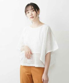 GIANNI LO GIUDICE / ジャンニ・ロ・ジュディチェ カットソー | 【洗える】ケープカラーデザインカットソー