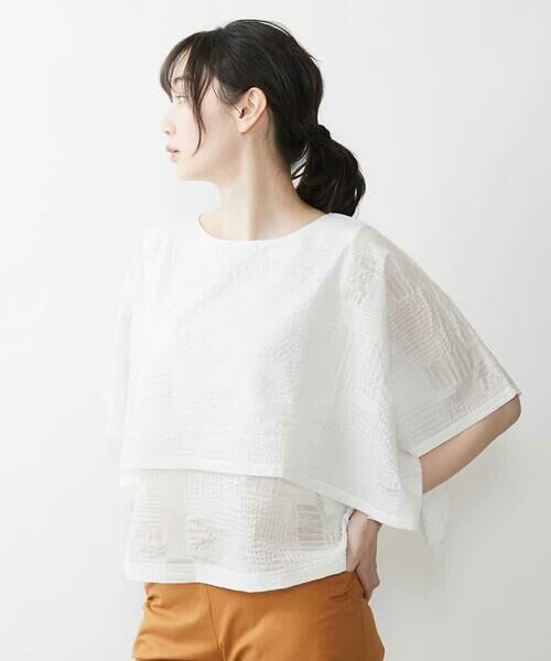 GIANNI LO GIUDICE / ジャンニ・ロ・ジュディチェ カットソー | 【洗える】ケープカラーデザインカットソー | 詳細2