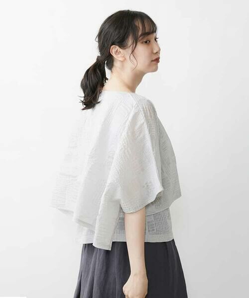 GIANNI LO GIUDICE / ジャンニ・ロ・ジュディチェ カットソー | 【洗える】ケープカラーデザインカットソー | 詳細15