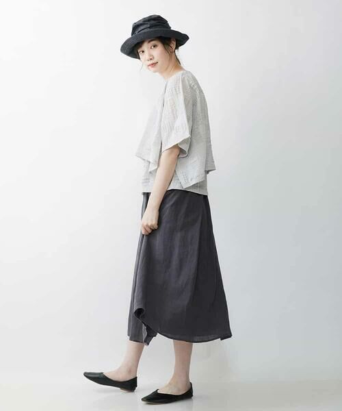 GIANNI LO GIUDICE / ジャンニ・ロ・ジュディチェ カットソー | 【洗える】ケープカラーデザインカットソー | 詳細19