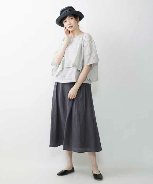 GIANNI LO GIUDICE / ジャンニ・ロ・ジュディチェ カットソー | 【洗える】ケープカラーデザインカットソー | 詳細21